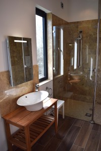 Luxury bathroom in the lodges