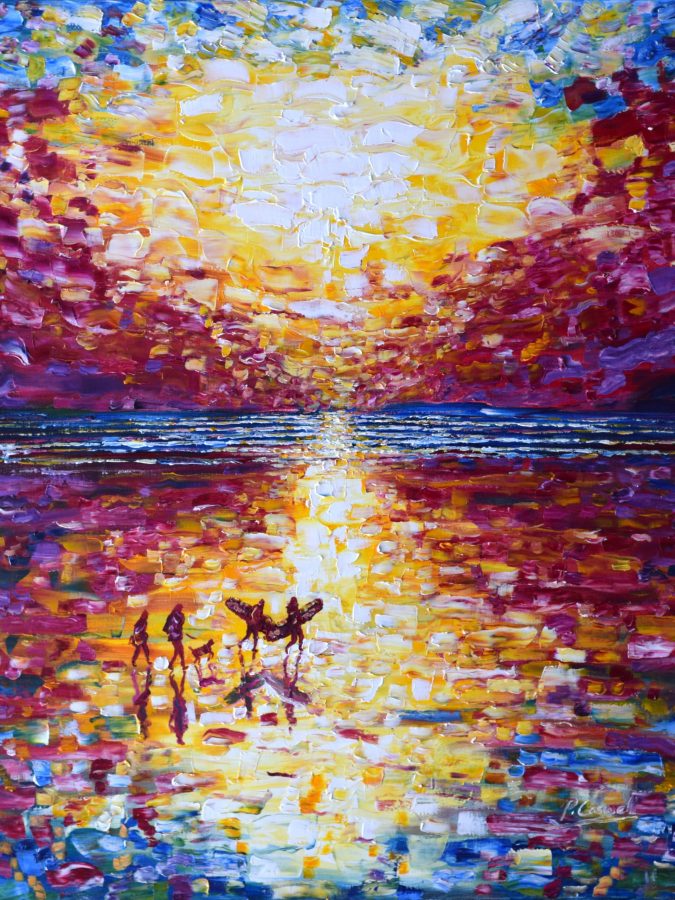 Ocean Sunset Print For Sale