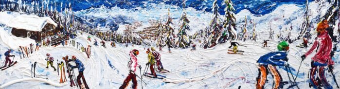 All Ski Art Paintings in Price Order