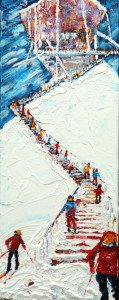 Verbier Mt Fort Painting