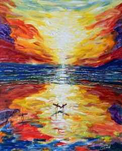 Sunset Paintings For sale