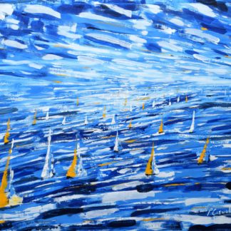 Large Sailing Painting For Sale