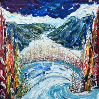 Davos Klosters skiing and snowboarding paintings and prints of ski paintings