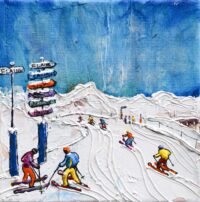 Grand Massif Ski Painting Flaine