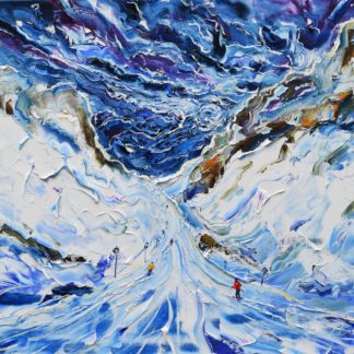St Anton Winter Ski painting