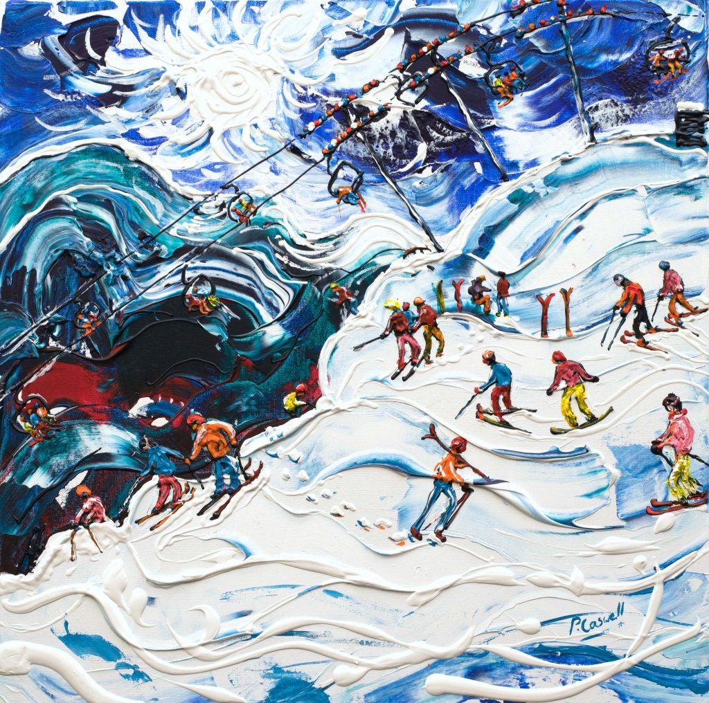 Morzine Ski Painting