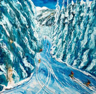 Morzine Portes Du Soleil ski art