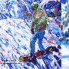 Snowboarder greeting cards