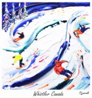 Whistler Vintage Ski Poster