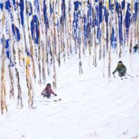 Beaver Creek and Vail Ski Painting