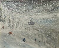 Heavenly Tahoe Ski Painting