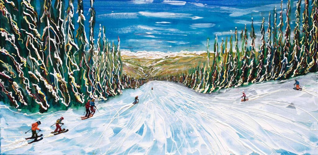 Vail, Beaver Creek Ski Art Paintings