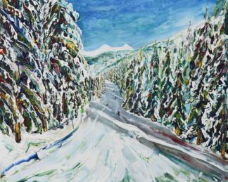 Morzine Portes Du Soleil Ski Painting