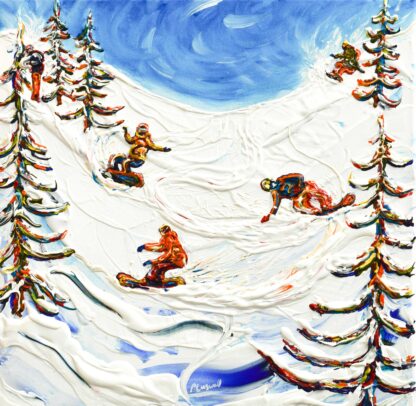 Snowboard Poster Jackson Hole