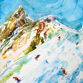 Vintage Ski Posters The Breuil-Cervinia Valtournenche Zermatt Ski art available as ski prints and ski posters