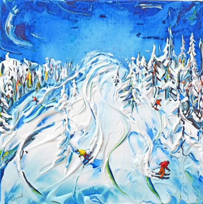 Canada Ski Art Paintings