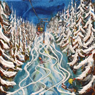 Beaver Creek Ski Painting