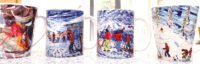 Ski Mug Collection of 4 ski mugs