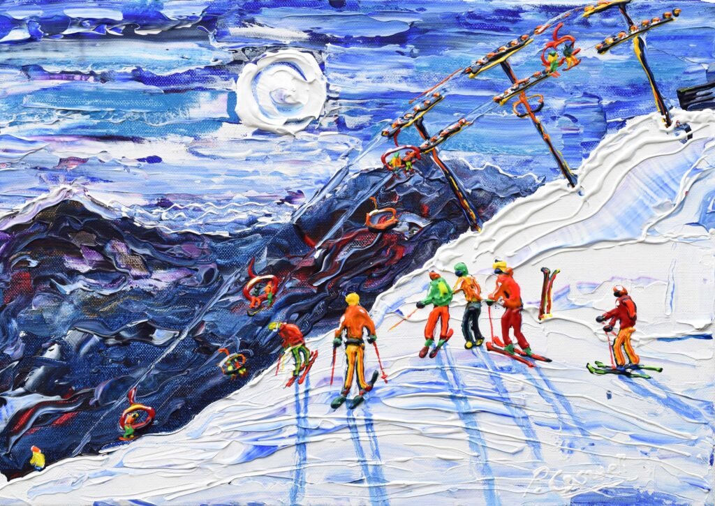 All Ski Art Paintings price order