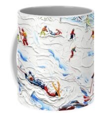 Skier Snowboarder Ski Mug from the 2023 Ski Mugs Collection