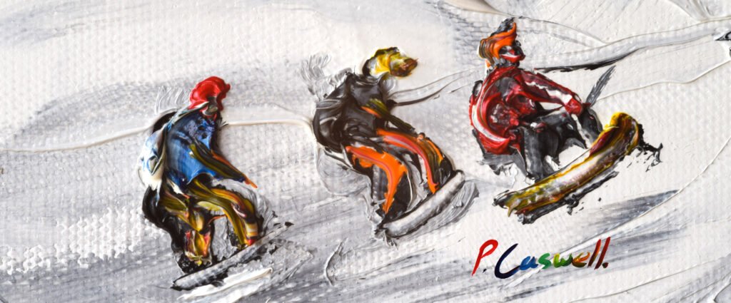 Snowboarder Art Paintings