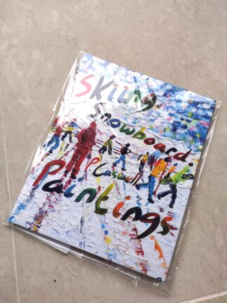 Ski Art Paintings Photo Book by Pete Caswell