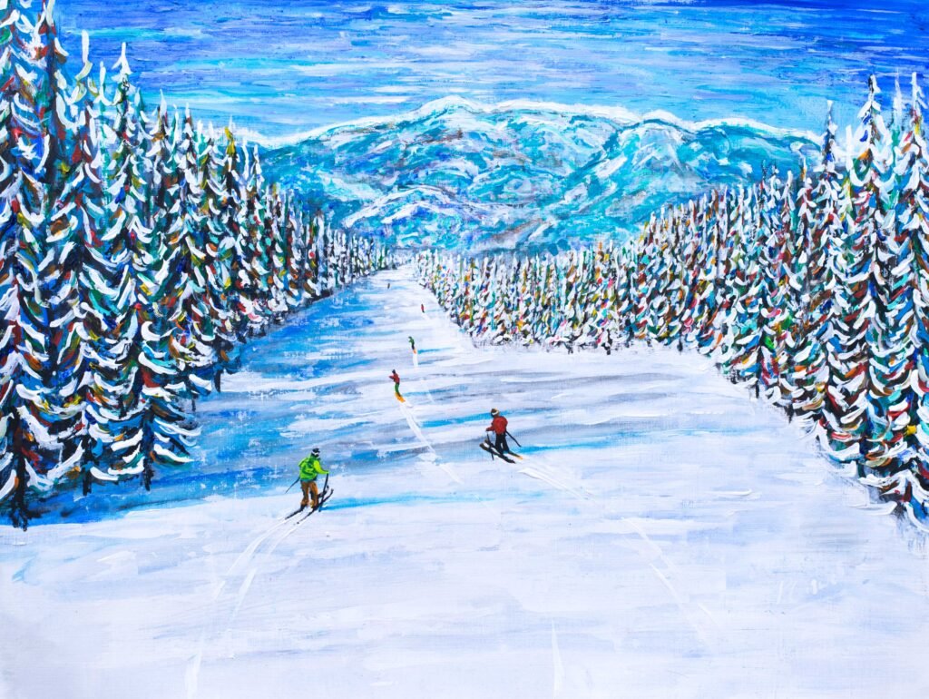 Keystone Ski Art Paintings