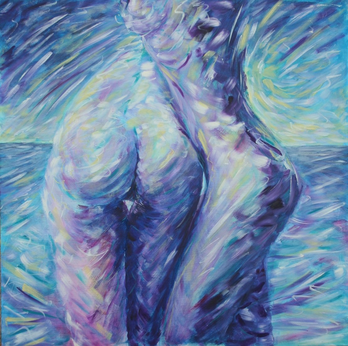 Nude Women Art by the Ocean