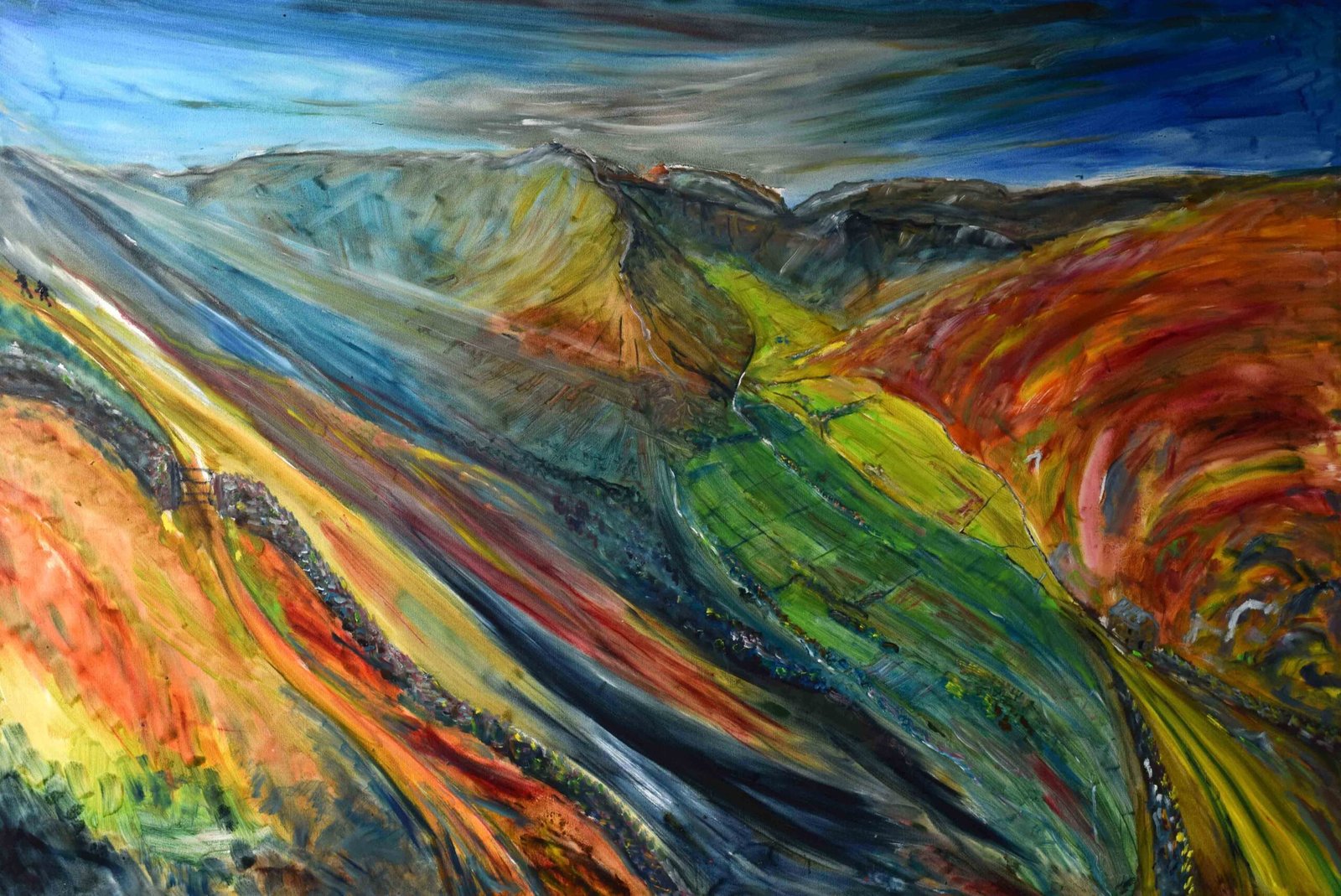 Lake District Paintings Martindale Helvellyn, St Sunday & High Street